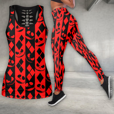 Spooky Diamond Vertical Tanktop and Leggings