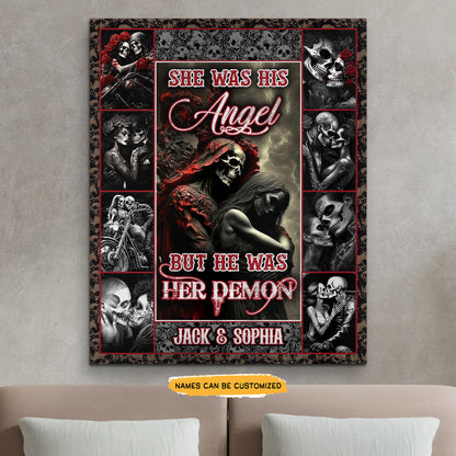 True Love - Custom Personalized Canvas Anniversary Gift