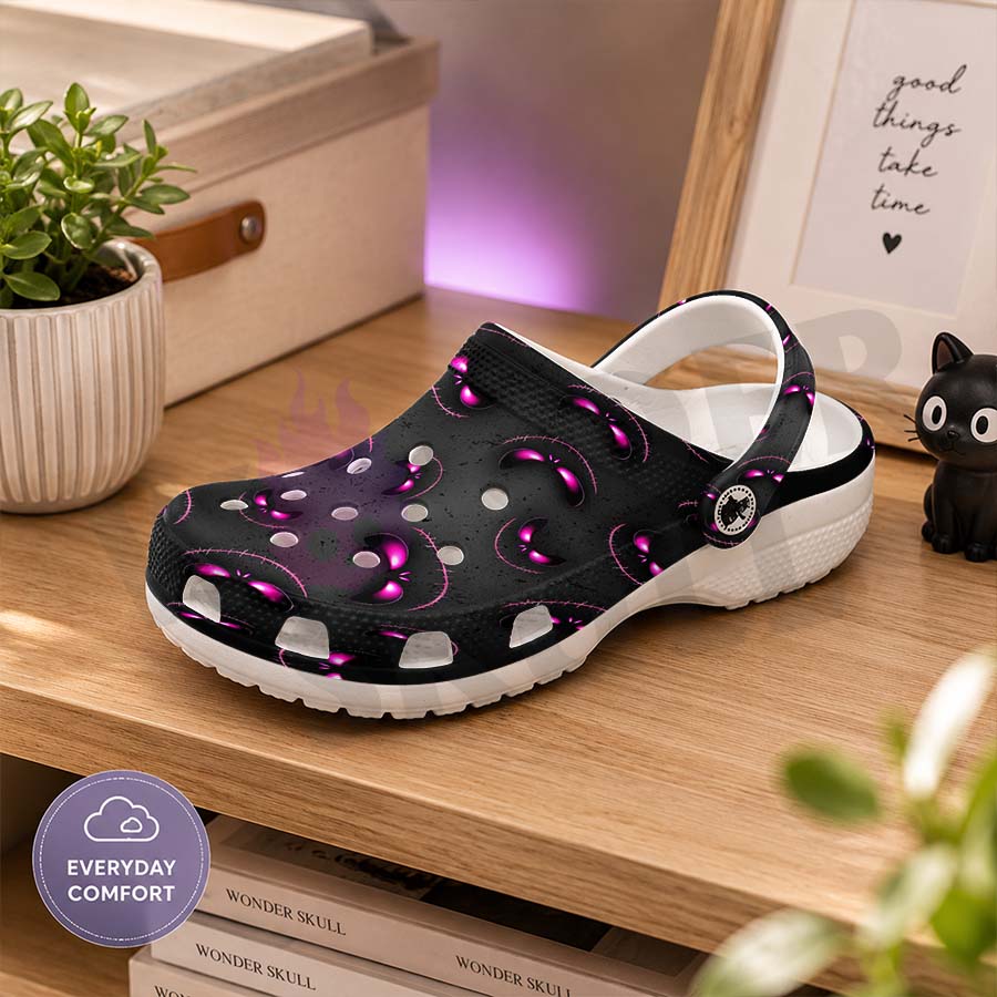 Wonder Skull Lightweight Clog Sandals are designed for all-day comfort. Featuring breathable ventilation holes, a cushioned footbed, and a pivoting heel strap, these versatile unisex clogs are perfect for use at home, outdoors, or at work — whatever your profession may be.