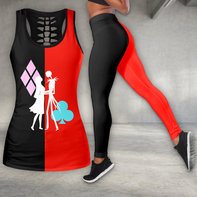 Red Love Skeleton Tanktop and Leggings