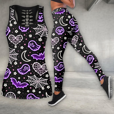 Purple Spooky Magic Tanktop and Leggings