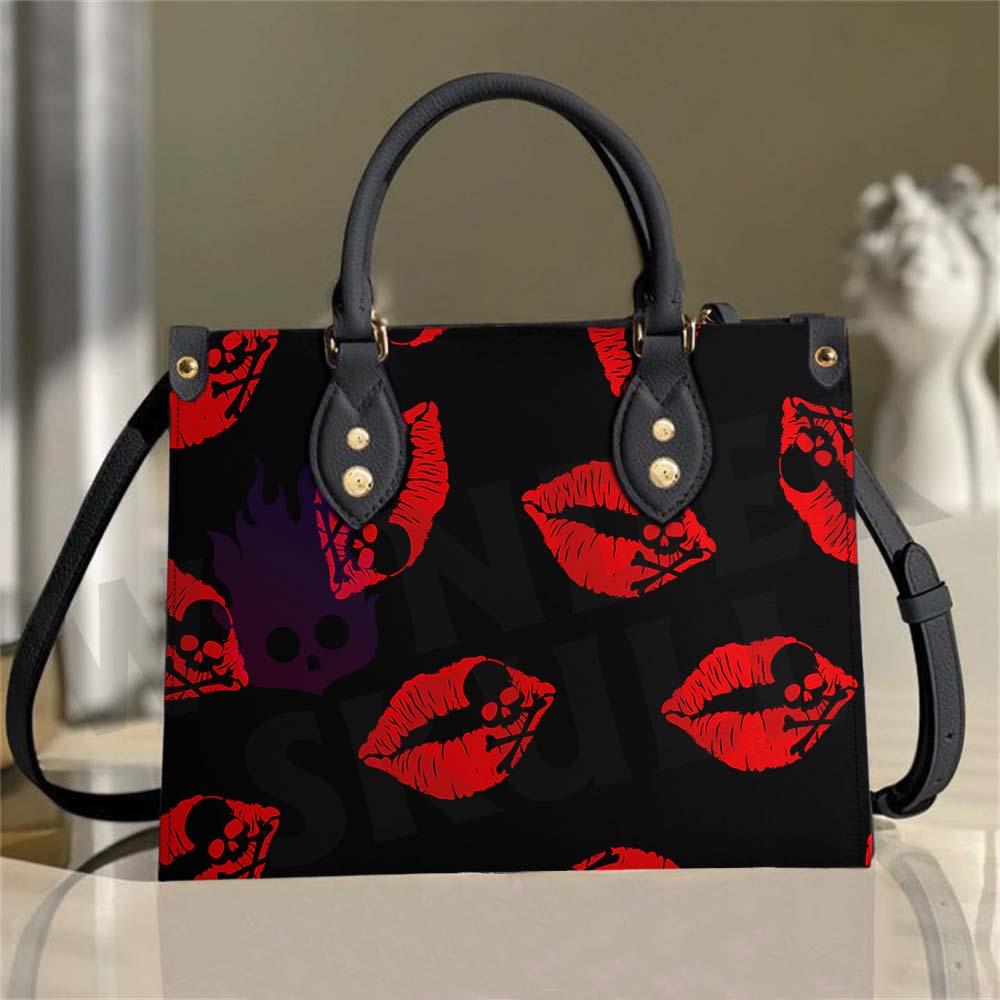 Wonder Skull structured tote bag solves the "I can't find anything in my bag" problem. The roomy interior fits your tablet, phone, wallet, water bottle, umbrella, and cosmetics — without the overstuffed look. Multiple interior pockets keep everything organized, so you're never digging around at checkout. Reinforced rivet corners and quality metal hardware ensure the bag holds up to daily use. Whether you're heading to work, running errands, or catching a flight, this tote keeps you looking put-together.