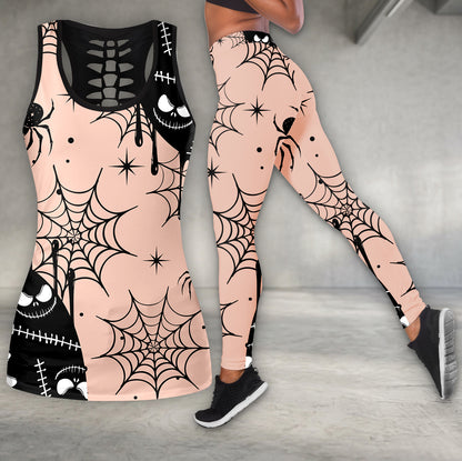 Pastel Goth Cobwebs Tanktop and Leggings