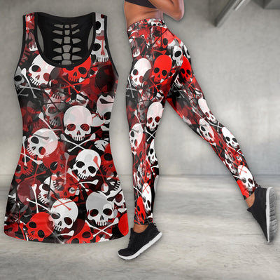 Spooky Diamond Vertical Tanktop and Leggings