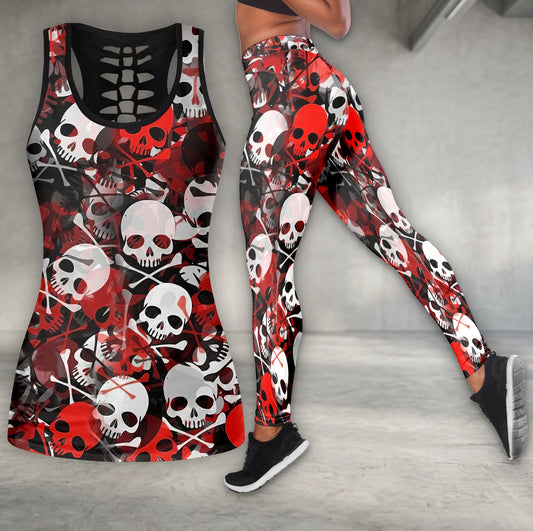 Spooky Diamond Vertical Tanktop and Leggings