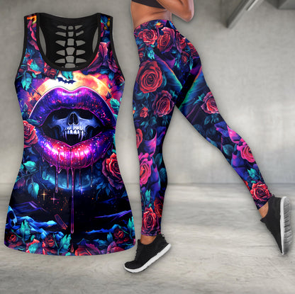 Vampire’s Kiss Skull Tanktop and Legging