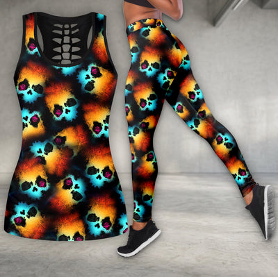 Electric Graffiti Skull Graves Tanktop and Leggings
