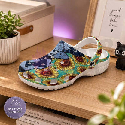 Wonder Skull Lightweight Clog Sandals are designed for all-day comfort. Featuring breathable ventilation holes, a cushioned footbed, and a pivoting heel strap, these versatile unisex clogs are perfect for use at home, outdoors, or at work — whatever your profession may be.