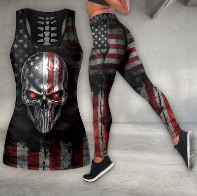 American Patriot Skull Tanktop and Legging
