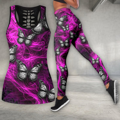 Midnight Magenta Morphos Tanktop and Leggings