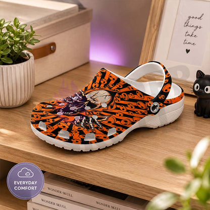 Wonder Skull Lightweight Clog Sandals are designed for all-day comfort. Featuring breathable ventilation holes, a cushioned footbed, and a pivoting heel strap, these versatile unisex clogs are perfect for use at home, outdoors, or at work — whatever your profession may be.