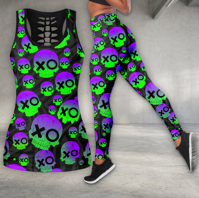 Electric Acid Skulls Tanktop and Leggings