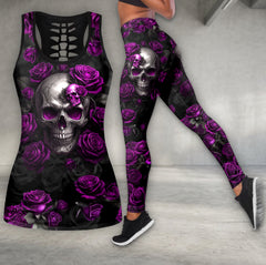Gothic Violet Reverie Art Tanktop and Leggings