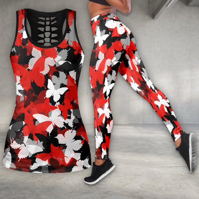 Rebel Butterfly Swarm Tanktop and Leggings