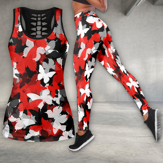 Rebel Butterfly Swarm Tanktop and Leggings