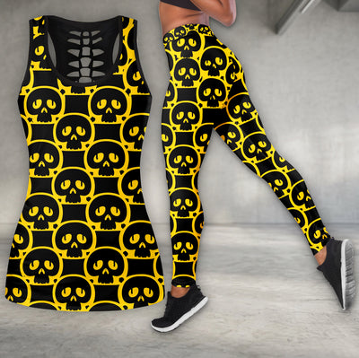 Golden Gaze Skulls Tanktop and Leggings