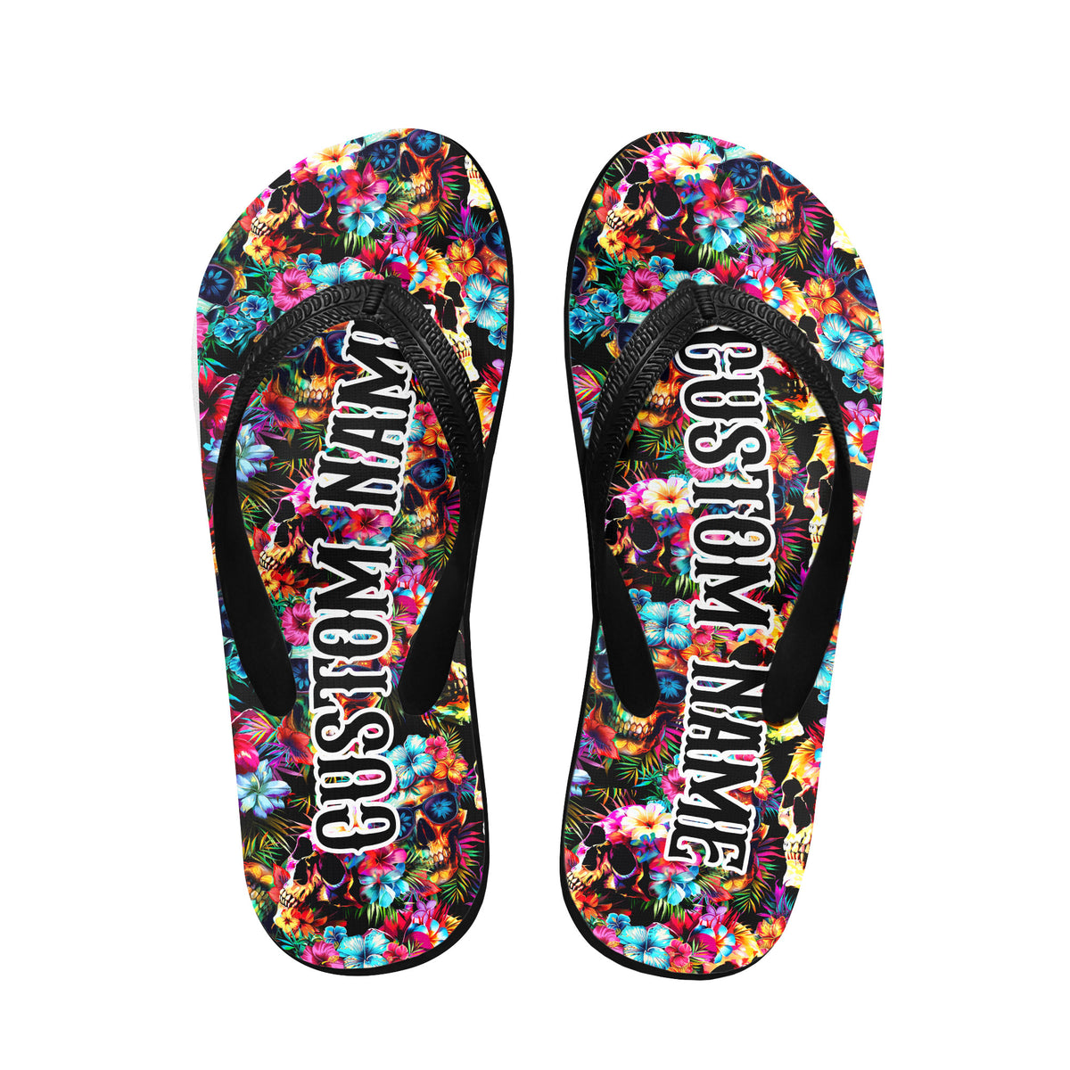 Image of a pair of beach flip flops with a sleek design, featuring a comfortable yoga mat footbed, non-slip sole, and water-friendly materials. Perfect for summer outings, beach walks, and casual occasions.