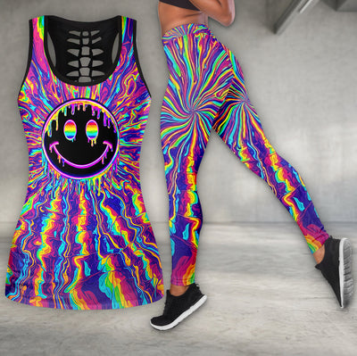 Radiant Distortion Prism Smile Tanktop and Leggings