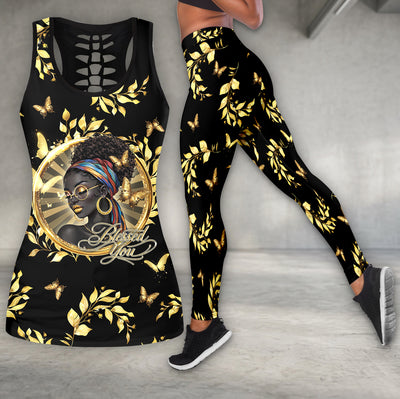 Gilded Butterfly Garden Tanktop and Leggings
