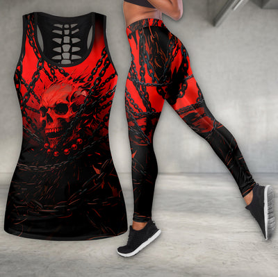 Chain Skull Infernal Art Tanktop and Leggings