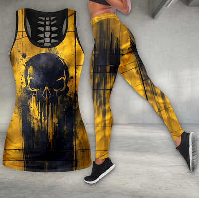 Urban Decay Skull Gold Tanktop and Leggings