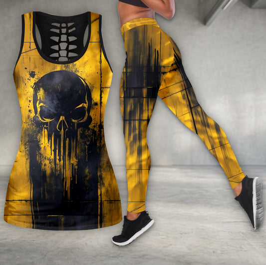 Urban Decay Skull Gold Tanktop and Leggings