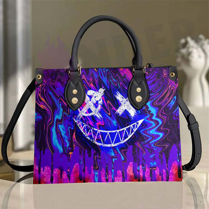 Wonder Skull structured tote bag solves the "I can't find anything in my bag" problem. The roomy interior fits your tablet, phone, wallet, water bottle, umbrella, and cosmetics — without the overstuffed look. Multiple interior pockets keep everything organized, so you're never digging around at checkout. Reinforced rivet corners and quality metal hardware ensure the bag holds up to daily use. Whether you're heading to work, running errands, or catching a flight, this tote keeps you looking put-together.