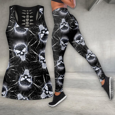 Thunderclap Sull Pattern Tanktop and Leggings