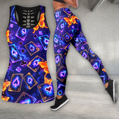 Neon Luminous Butterfly Souls Tanktop and Leggings