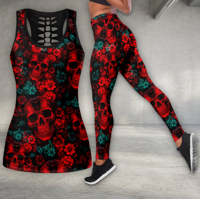 Sacred Skull Garden Art Tanktop and Leggings