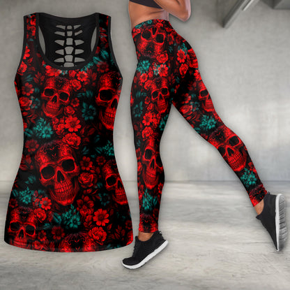 Sacred Skull Garden Art Tanktop and Leggings