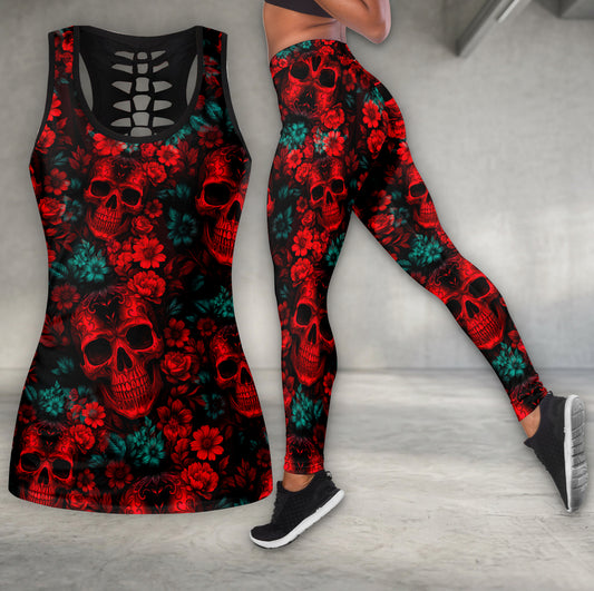 Sacred Skull Garden Art Tanktop and Leggings