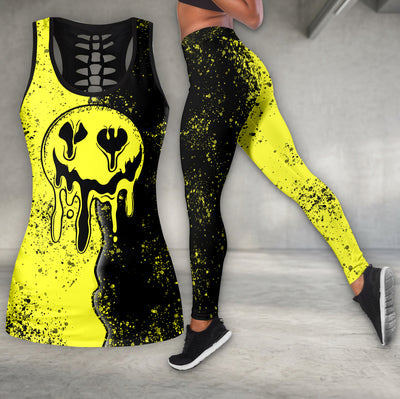 Melting Skull Smile Art Tanktop and Legging
