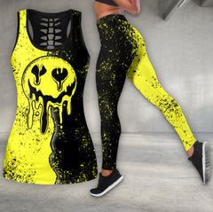 Melting Skull Smile Art Tanktop and Legging