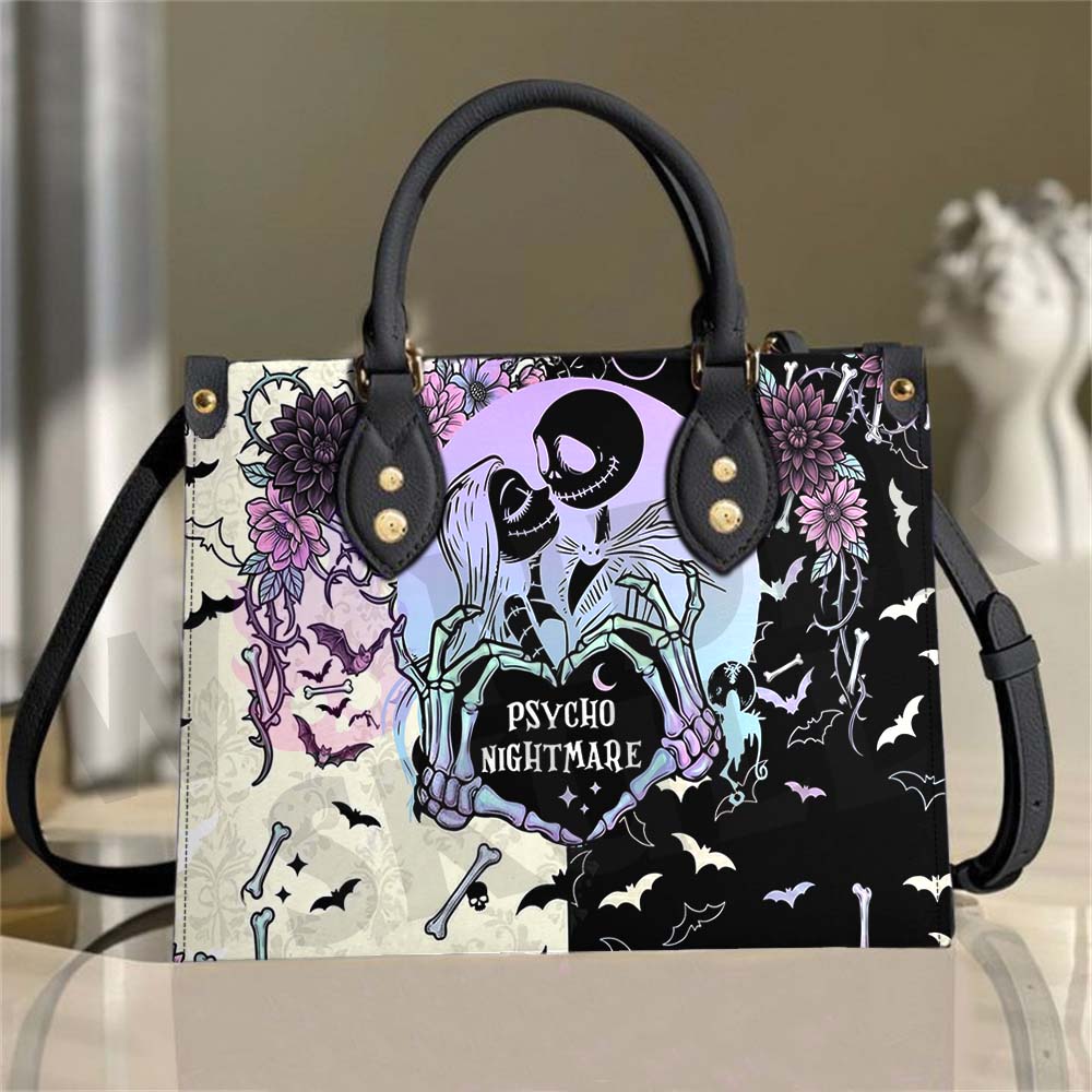 Wonder Skull structured tote bag solves the "I can't find anything in my bag" problem. The roomy interior fits your tablet, phone, wallet, water bottle, umbrella, and cosmetics — without the overstuffed look. Multiple interior pockets keep everything organized, so you're never digging around at checkout. Reinforced rivet corners and quality metal hardware ensure the bag holds up to daily use. Whether you're heading to work, running errands, or catching a flight, this tote keeps you looking put-together.