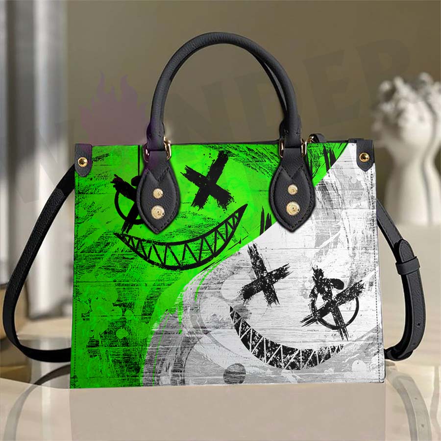 Wonder Skull structured tote bag solves the "I can't find anything in my bag" problem. The roomy interior fits your tablet, phone, wallet, water bottle, umbrella, and cosmetics — without the overstuffed look. Multiple interior pockets keep everything organized, so you're never digging around at checkout. Reinforced rivet corners and quality metal hardware ensure the bag holds up to daily use. Whether you're heading to work, running errands, or catching a flight, this tote keeps you looking put-together.