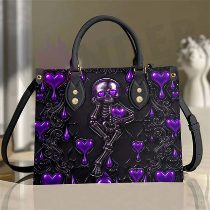 Wonder Skull structured tote bag solves the "I can't find anything in my bag" problem. The roomy interior fits your tablet, phone, wallet, water bottle, umbrella, and cosmetics — without the overstuffed look. Multiple interior pockets keep everything organized, so you're never digging around at checkout. Reinforced rivet corners and quality metal hardware ensure the bag holds up to daily use. Whether you're heading to work, running errands, or catching a flight, this tote keeps you looking put-together.