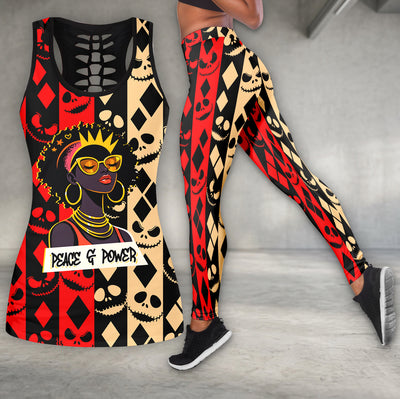 Royal Skeleton Essence Tanktop and Leggings