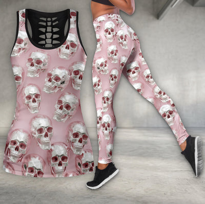 Pastel Skull Pile Tanktop and Leggings