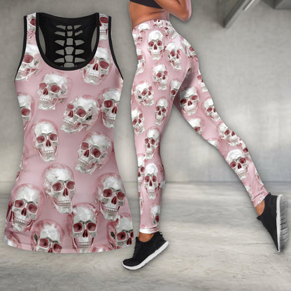 Pastel Skull Pile Tanktop and Leggings