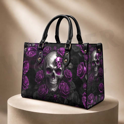 Wonder Skull structured tote bag solves the "I can't find anything in my bag" problem. The roomy interior fits your tablet, phone, wallet, water bottle, umbrella, and cosmetics — without the overstuffed look. Multiple interior pockets keep everything organized, so you're never digging around at checkout. Reinforced rivet corners and quality metal hardware ensure the bag holds up to daily use. Whether you're heading to work, running errands, or catching a flight, this tote keeps you looking put-together.