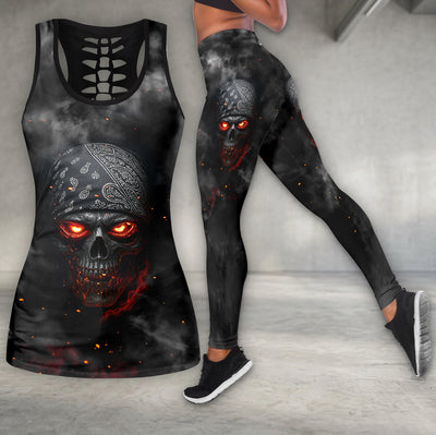 Dark Inferno Sentinel Skull Tanktop and Leggings
