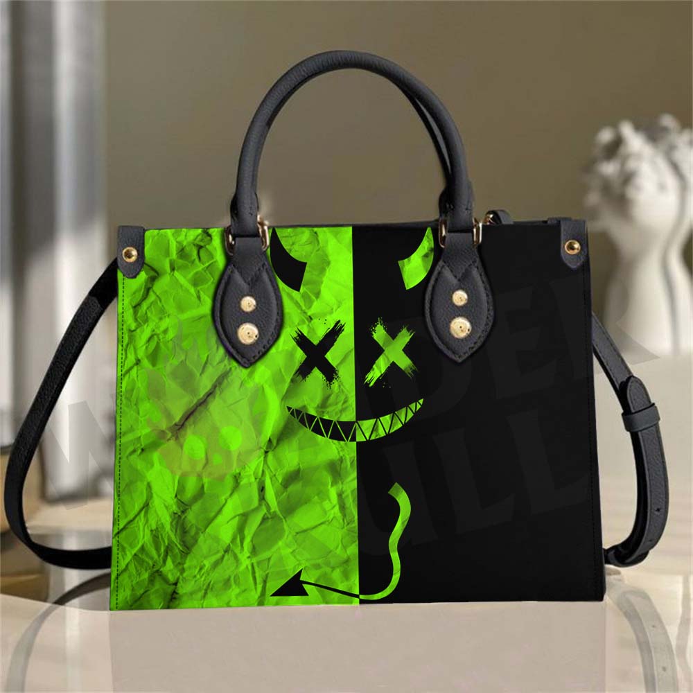 Wonder Skull structured tote bag solves the "I can't find anything in my bag" problem. The roomy interior fits your tablet, phone, wallet, water bottle, umbrella, and cosmetics — without the overstuffed look. Multiple interior pockets keep everything organized, so you're never digging around at checkout. Reinforced rivet corners and quality metal hardware ensure the bag holds up to daily use. Whether you're heading to work, running errands, or catching a flight, this tote keeps you looking put-together.