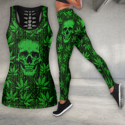 Cybernetic Skull Garden Tanktop and Leggings
