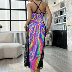 Hyper Skull Glow Melt Lace Cami Sleepwear