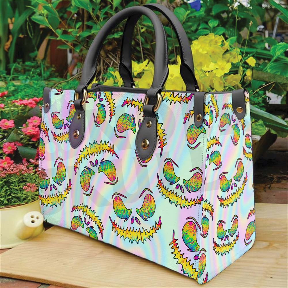 Wonder Skull structured tote bag solves the "I can't find anything in my bag" problem. The roomy interior fits your tablet, phone, wallet, water bottle, umbrella, and cosmetics — without the overstuffed look. Multiple interior pockets keep everything organized, so you're never digging around at checkout. Reinforced rivet corners and quality metal hardware ensure the bag holds up to daily use. Whether you're heading to work, running errands, or catching a flight, this tote keeps you looking put-together.