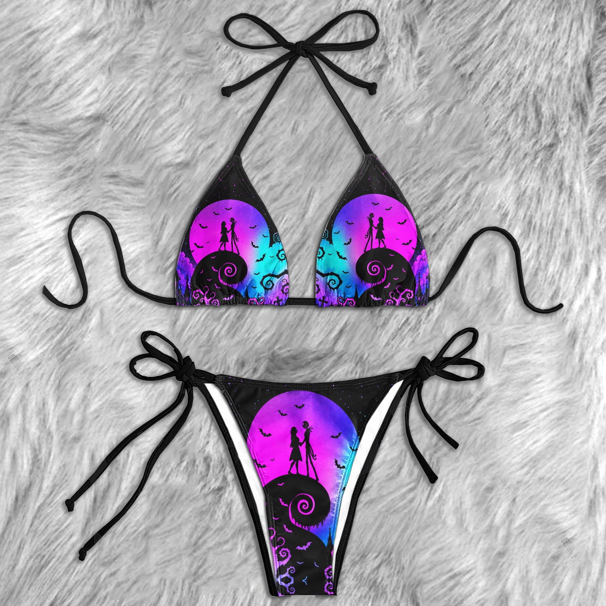 Gothic Hill Moonlight Romance Micro Triangle Bikini Swimsuit