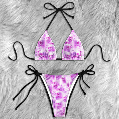 Skulls In The Clouds Micro Triangle Bikini Swimsuit