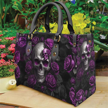 Wonder Skull structured tote bag solves the "I can't find anything in my bag" problem. The roomy interior fits your tablet, phone, wallet, water bottle, umbrella, and cosmetics — without the overstuffed look. Multiple interior pockets keep everything organized, so you're never digging around at checkout. Reinforced rivet corners and quality metal hardware ensure the bag holds up to daily use. Whether you're heading to work, running errands, or catching a flight, this tote keeps you looking put-together.