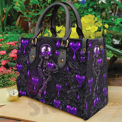 Wonder Skull structured tote bag solves the "I can't find anything in my bag" problem. The roomy interior fits your tablet, phone, wallet, water bottle, umbrella, and cosmetics — without the overstuffed look. Multiple interior pockets keep everything organized, so you're never digging around at checkout. Reinforced rivet corners and quality metal hardware ensure the bag holds up to daily use. Whether you're heading to work, running errands, or catching a flight, this tote keeps you looking put-together.